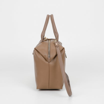BORSA BAULETTO CON LETTERE MIMI-MUA