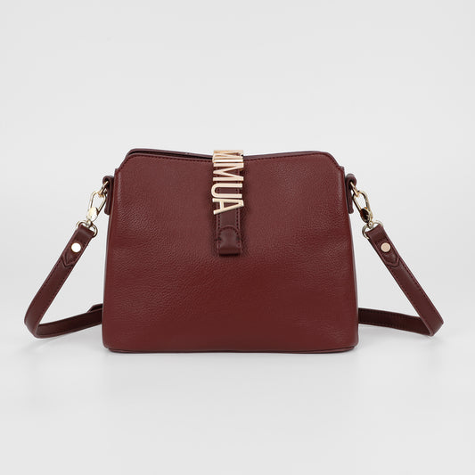 BORSA A TRACOLLA CON LETTERE MIMI-MUA