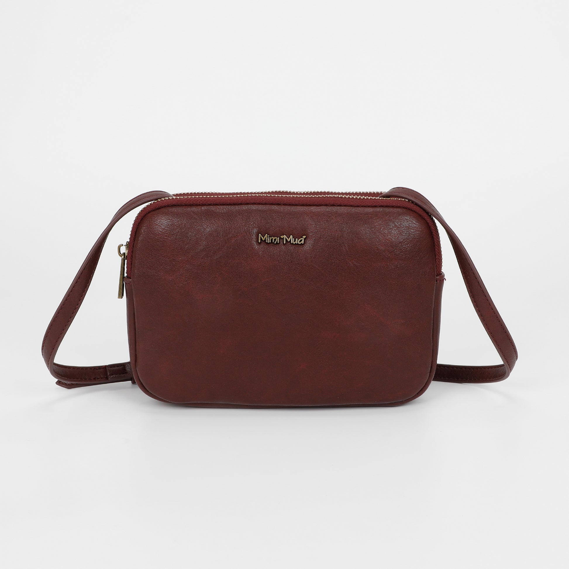BORSA A TRACOLLA CON ACCESSORI IN OTTONE