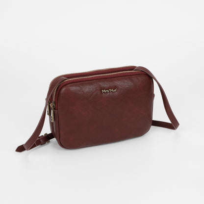 BORSA A TRACOLLA CON ACCESSORI IN OTTONE