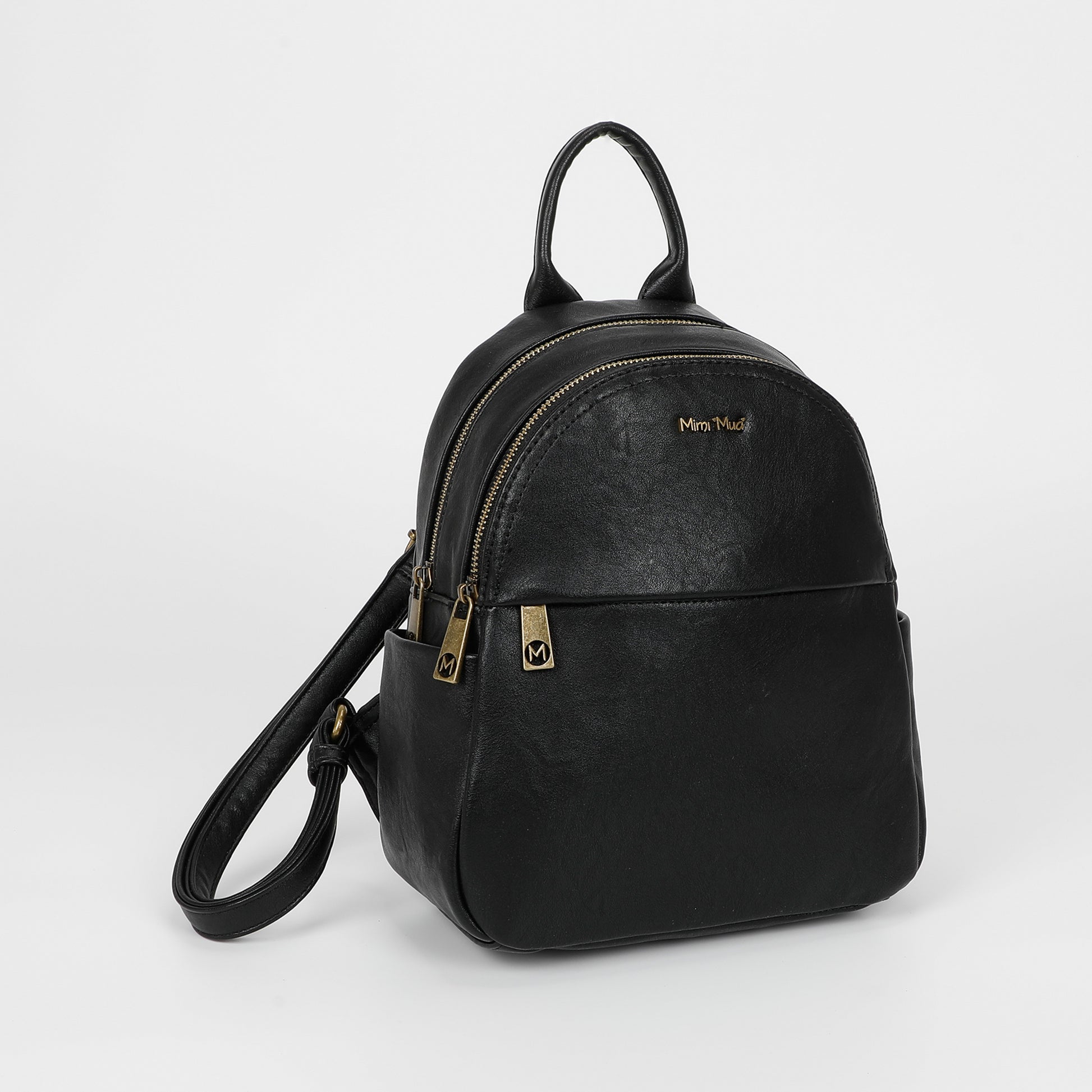 ZAINO CON ACCESSORI IN OTTONE