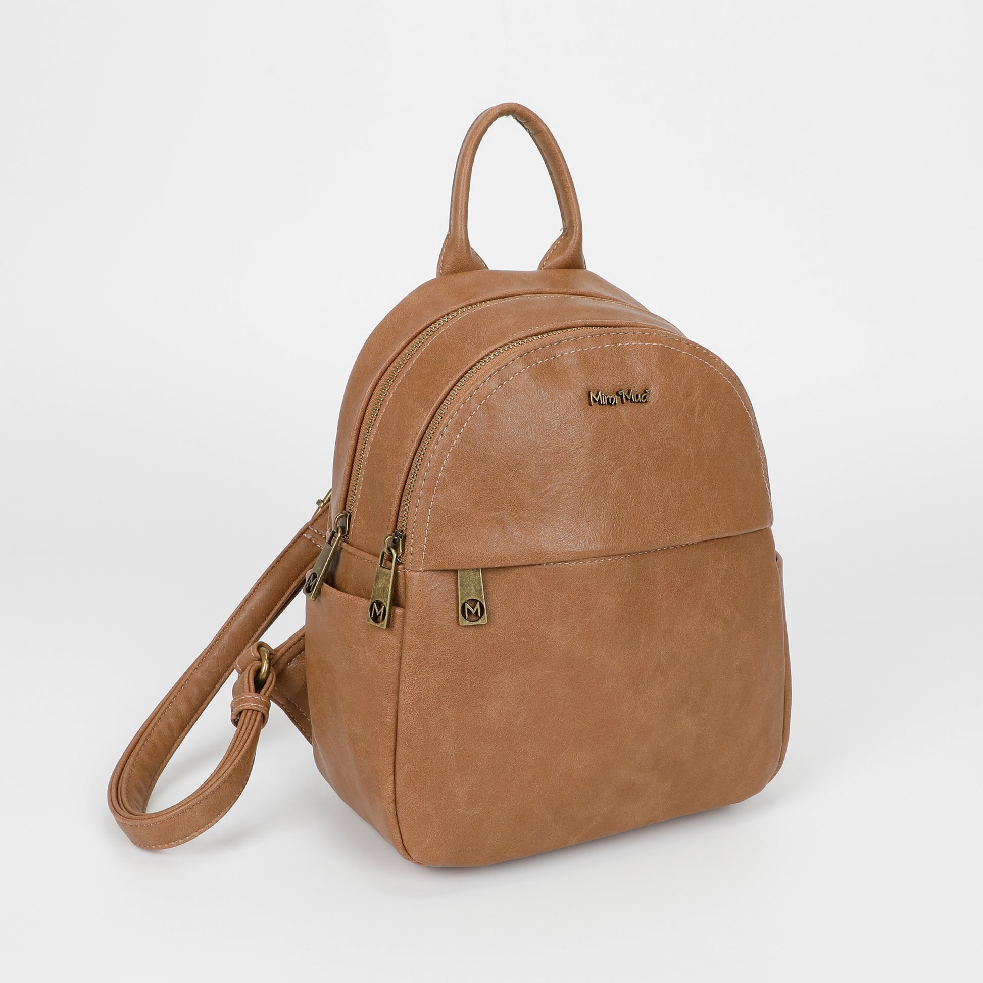 ZAINO CON ACCESSORI IN OTTONE