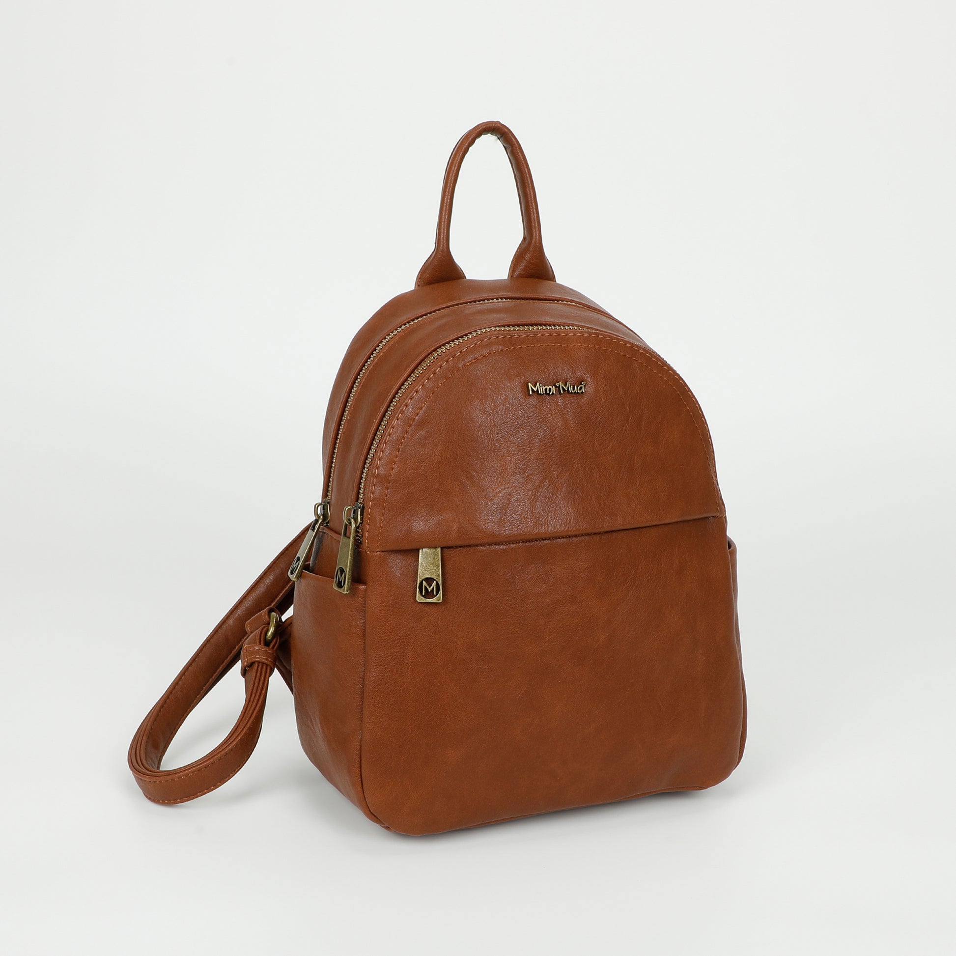 ZAINO CON ACCESSORI IN OTTONE