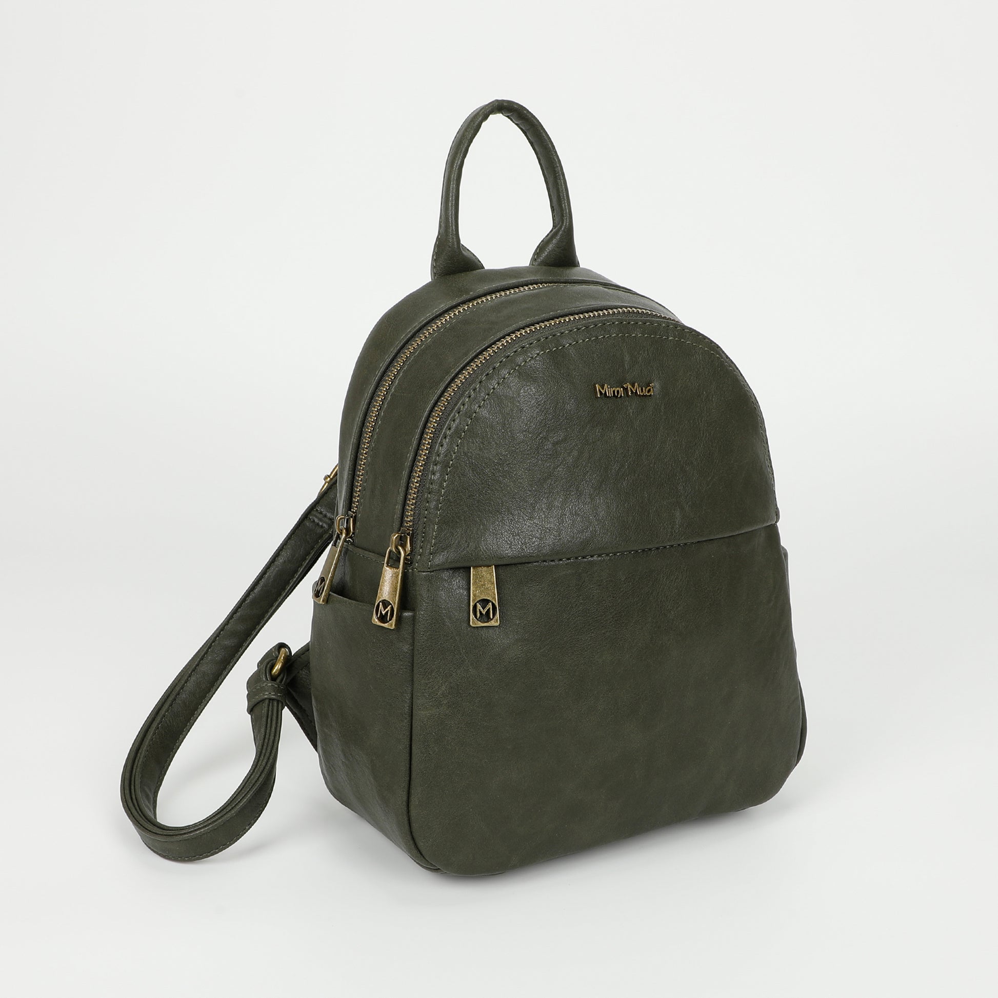 ZAINO CON ACCESSORI IN OTTONE