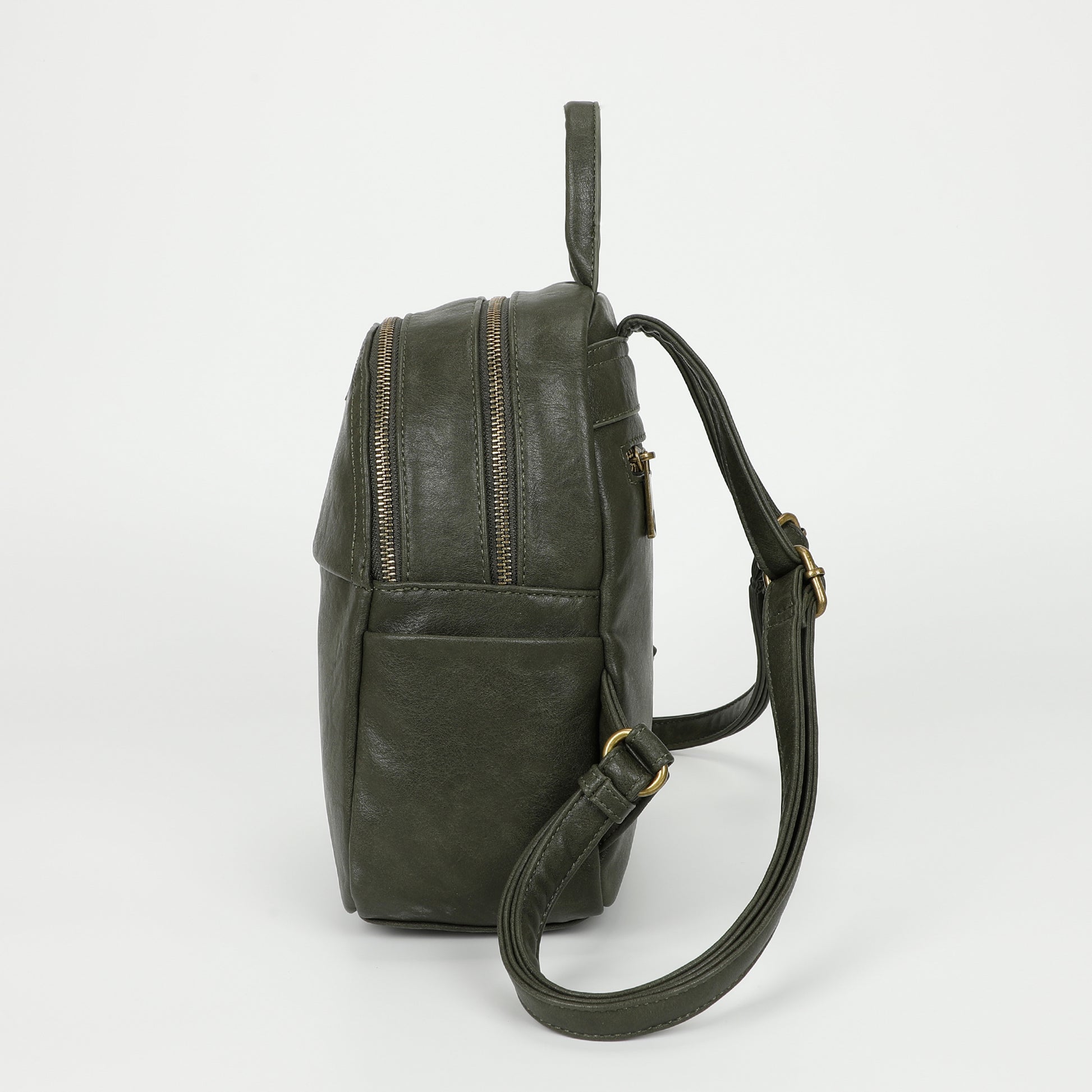 ZAINO CON ACCESSORI IN OTTONE