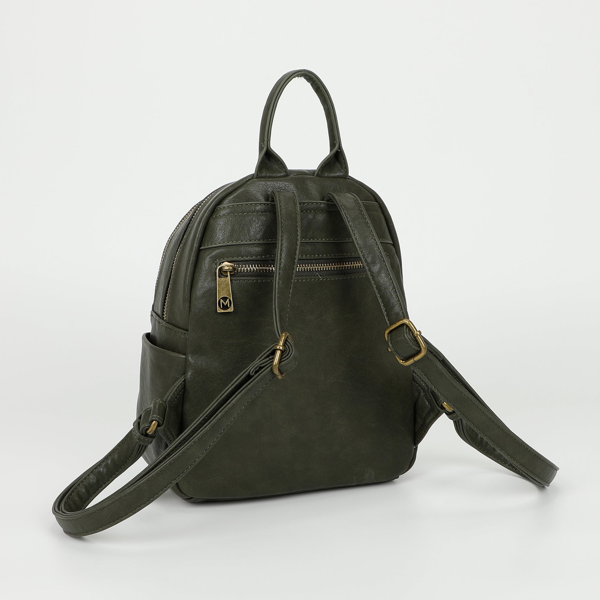 ZAINO CON ACCESSORI IN OTTONE