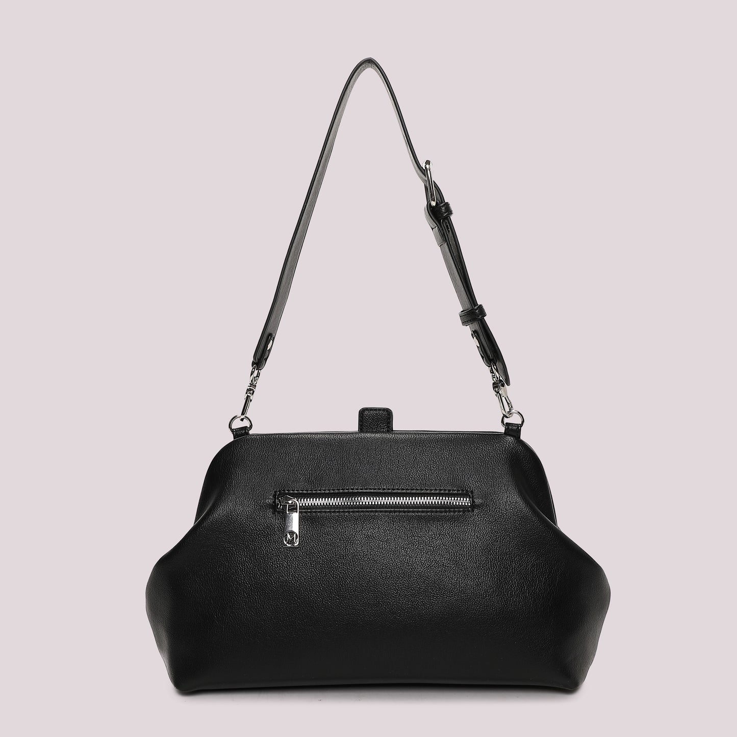 BORSA A BAULETTO CON FIORI