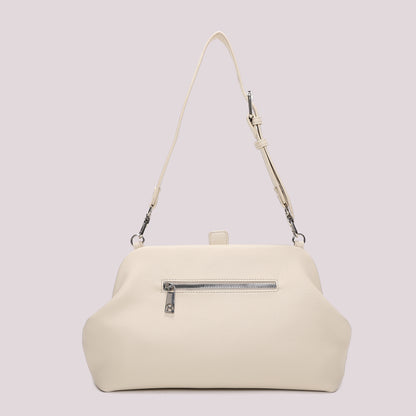 BORSA A BAULETTO CON FIORI