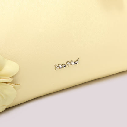 BORSA A BAULETTO CON FIORI