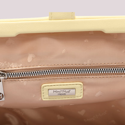 BORSA A BAULETTO CON FIORI