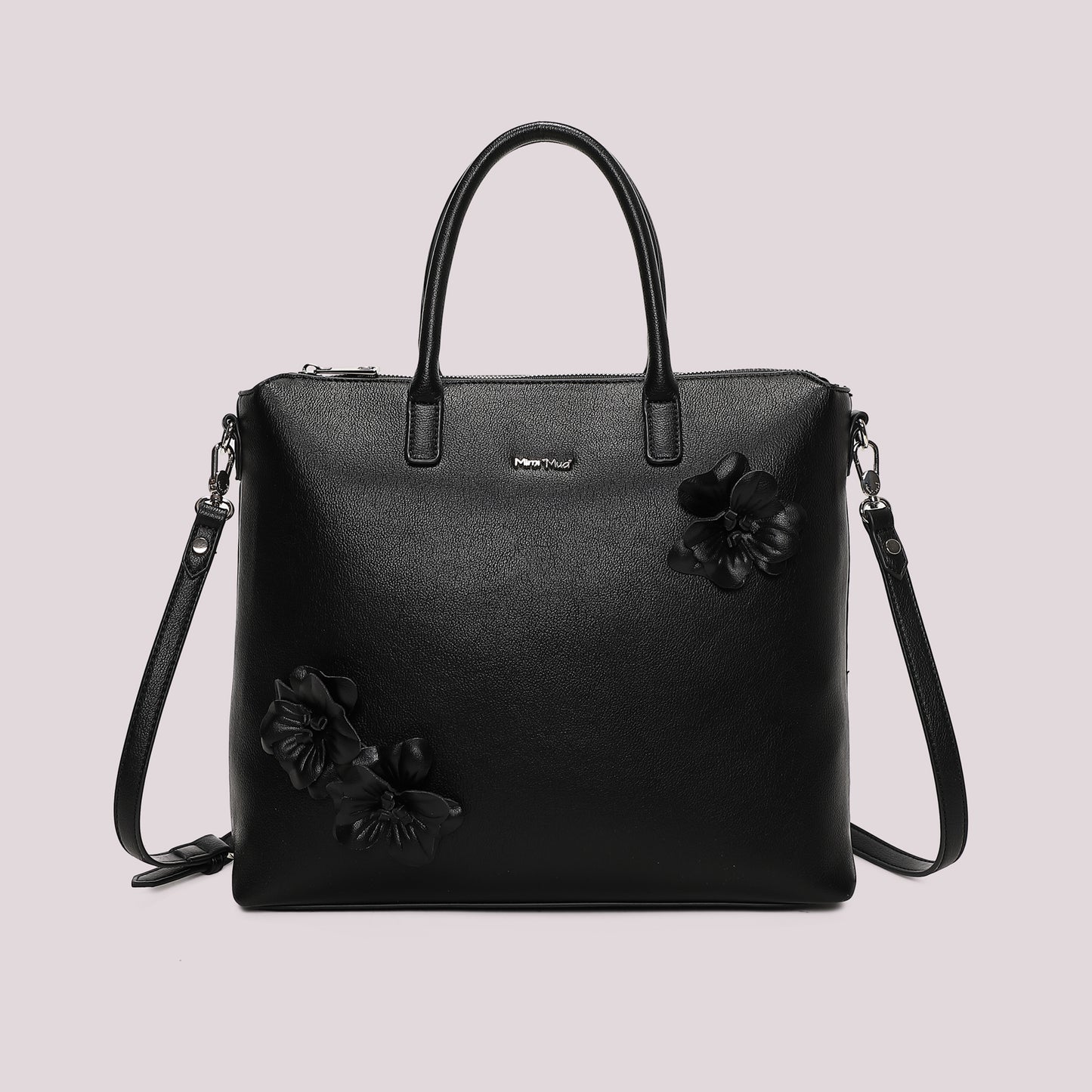 BORSA A SPALLA CON FIORI