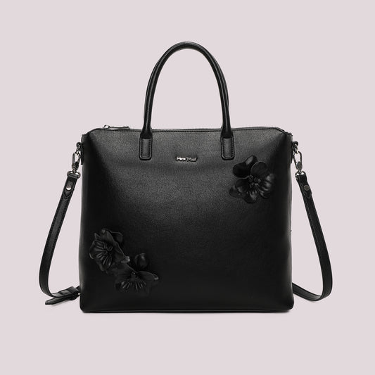 BORSA A SPALLA CON FIORI