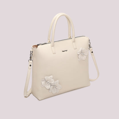 BORSA A SPALLA CON FIORI