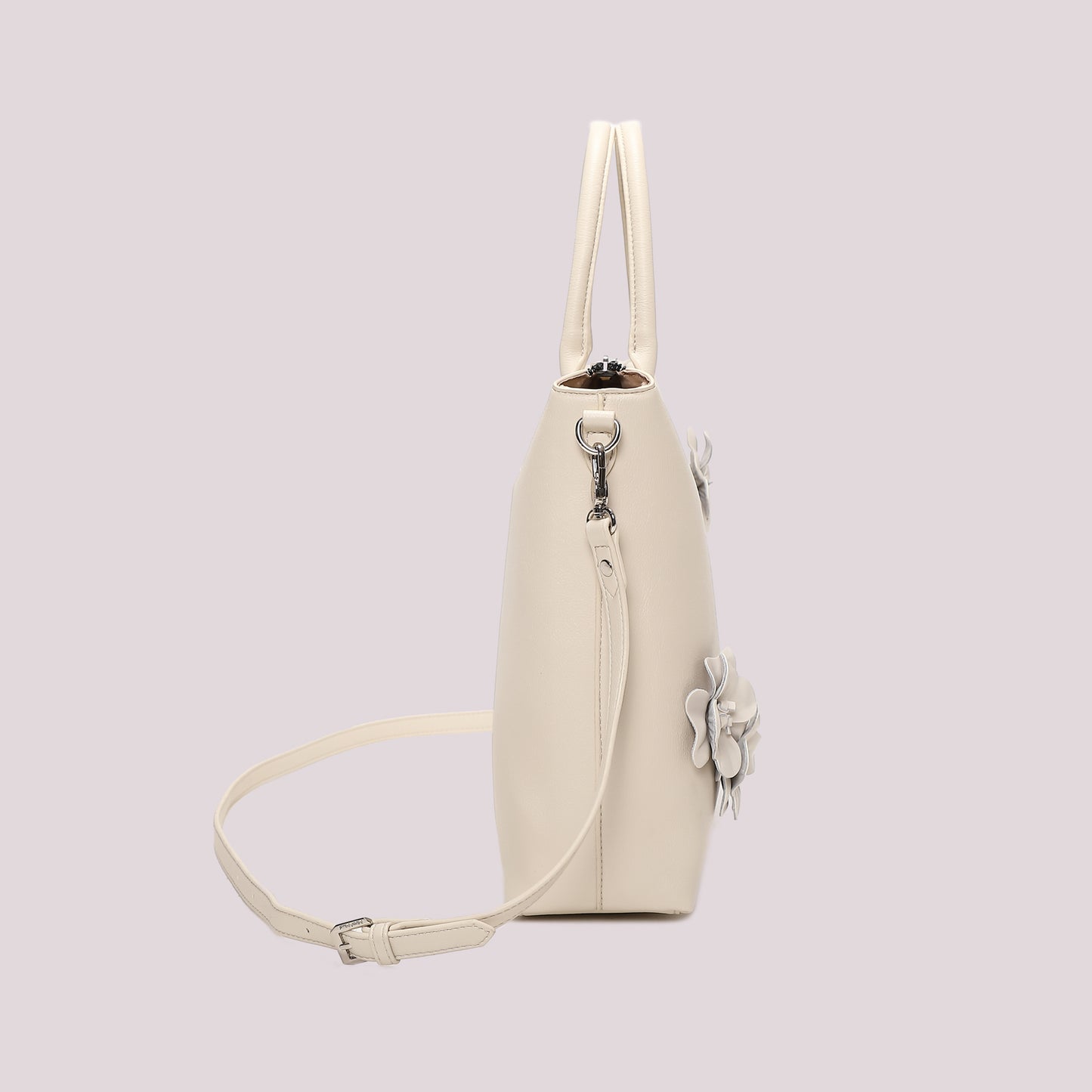 BORSA A SPALLA CON FIORI