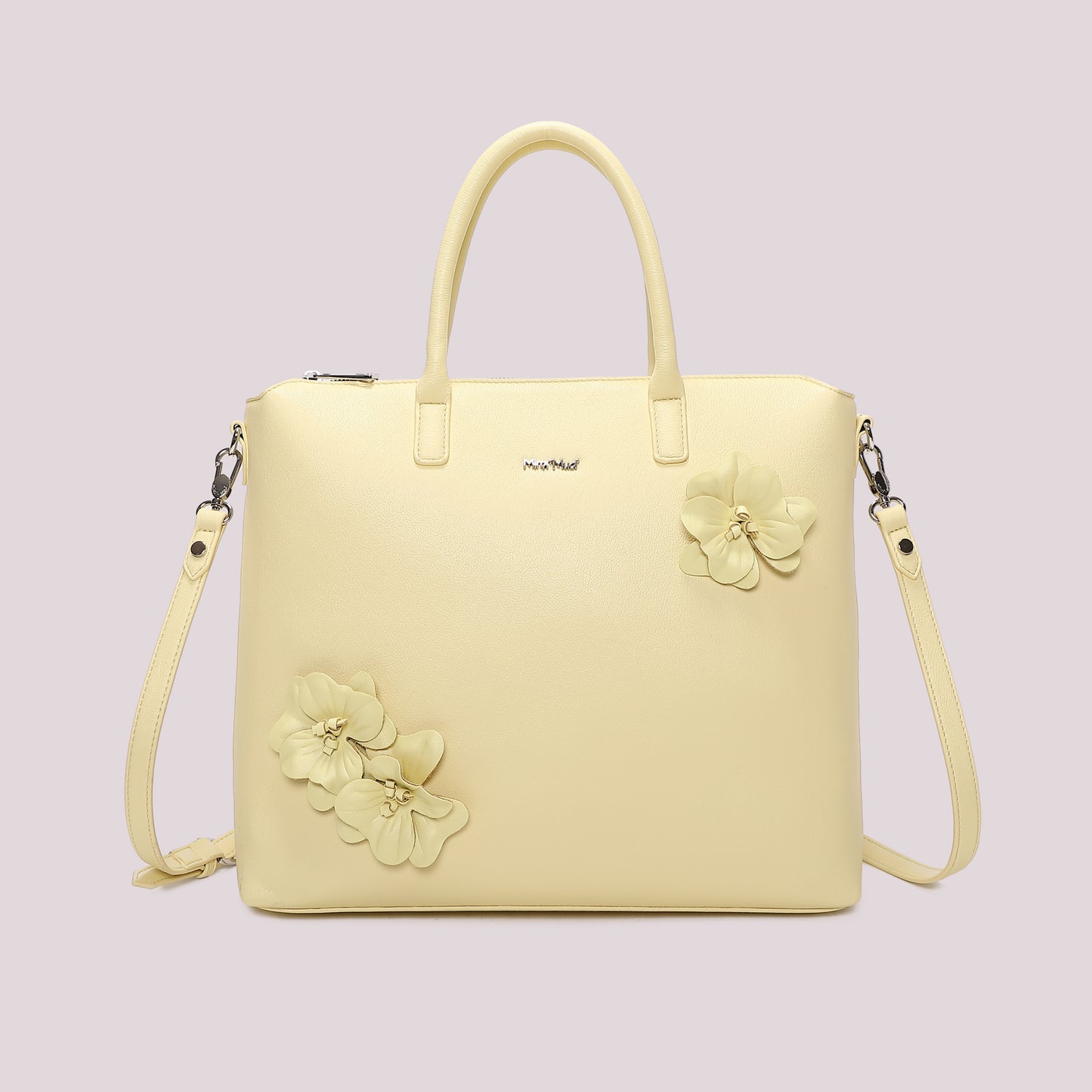 BORSA A SPALLA CON FIORI