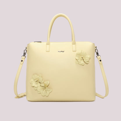 BORSA A SPALLA CON FIORI