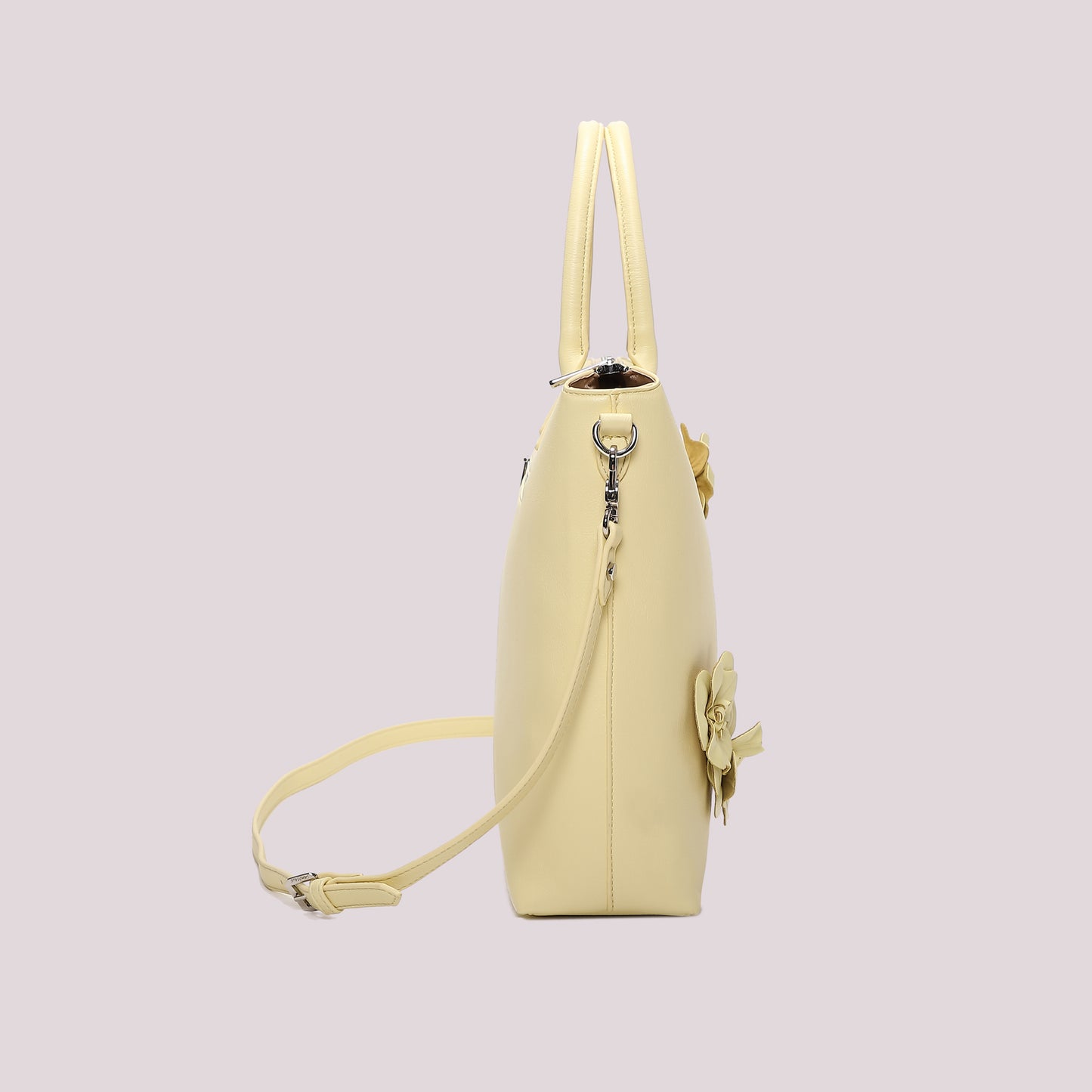 BORSA A SPALLA CON FIORI