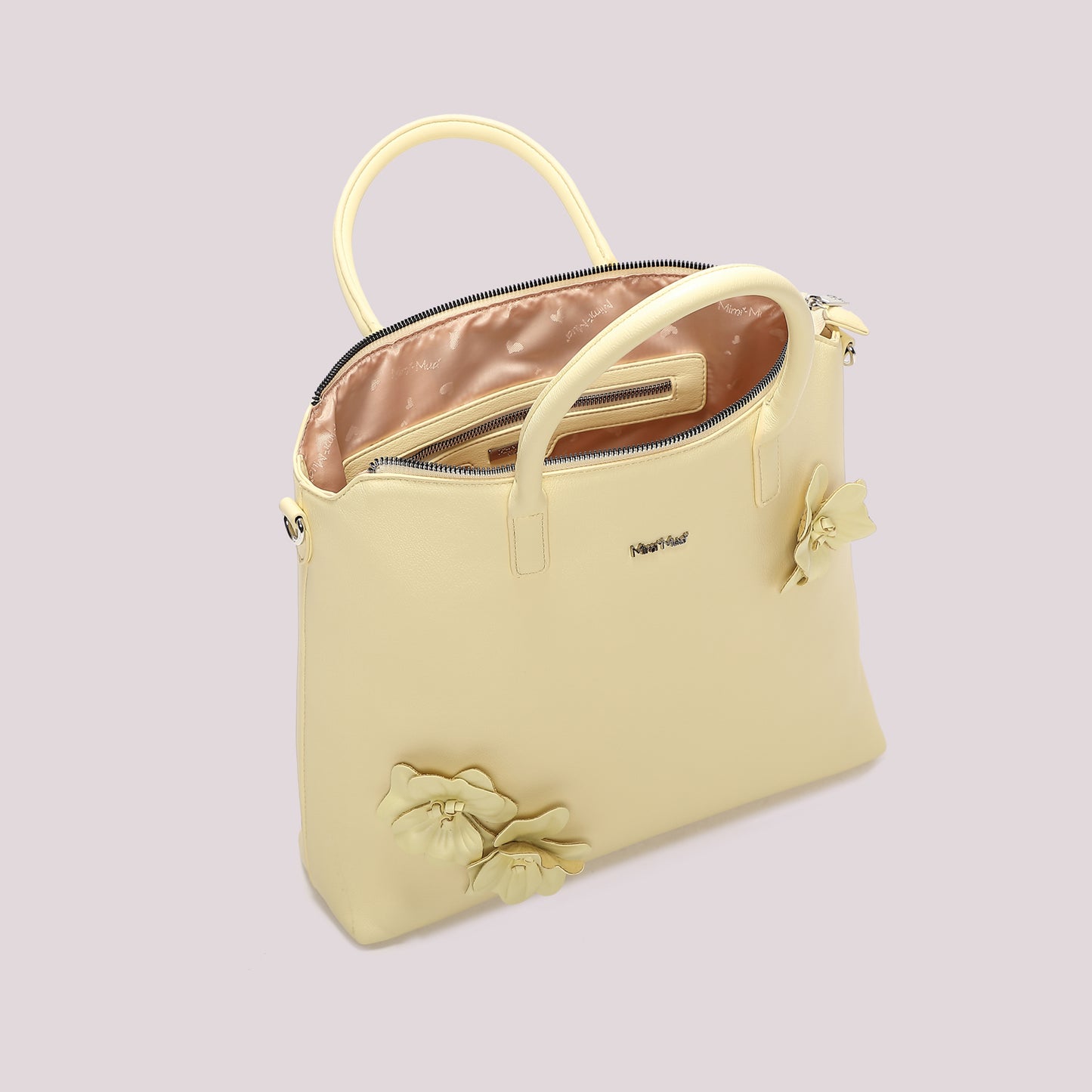 BORSA A SPALLA CON FIORI