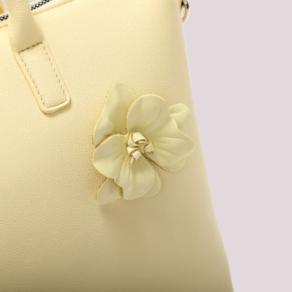 BORSA A SPALLA CON FIORI