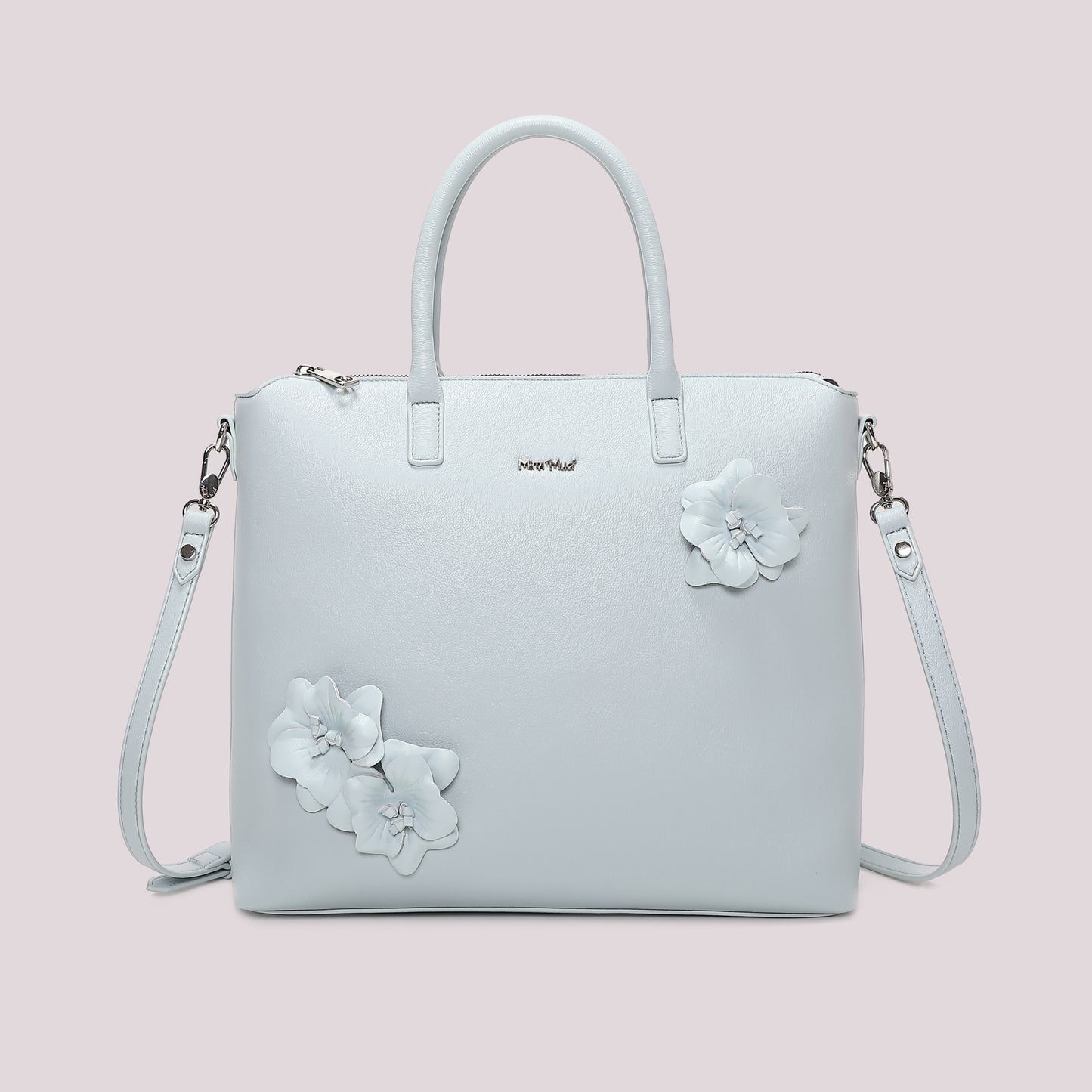 BORSA A SPALLA CON FIORI