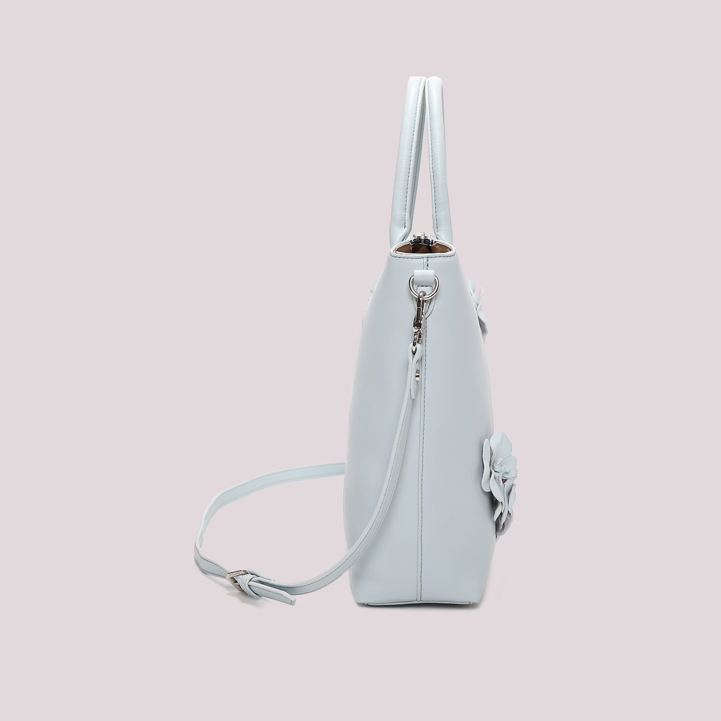 BORSA A SPALLA CON FIORI