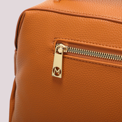 BORSA A BAULETTO CON MANICO INTRECCIATO