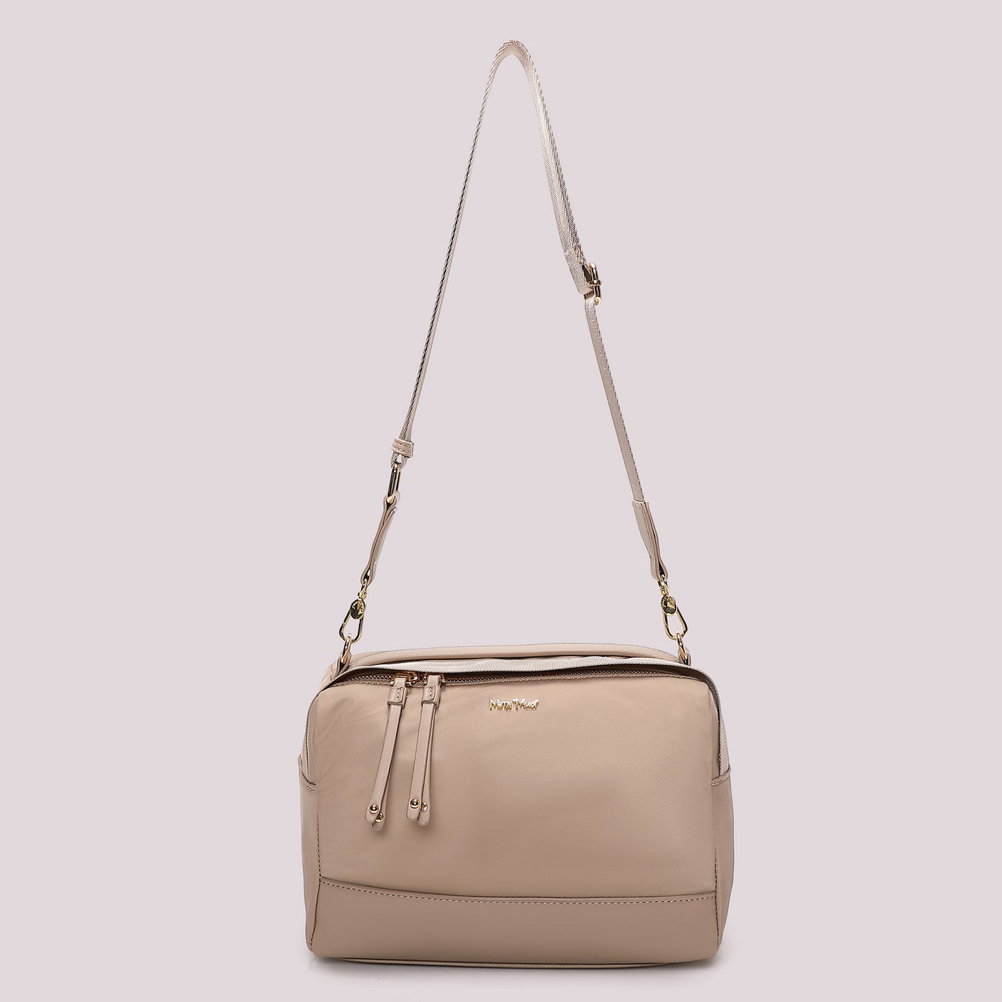 BORSA A BAULETTO IN NYLON