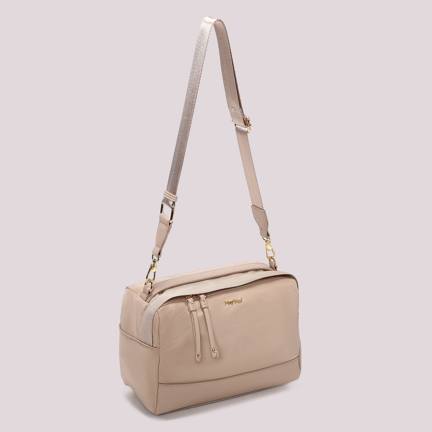 BORSA A BAULETTO IN NYLON