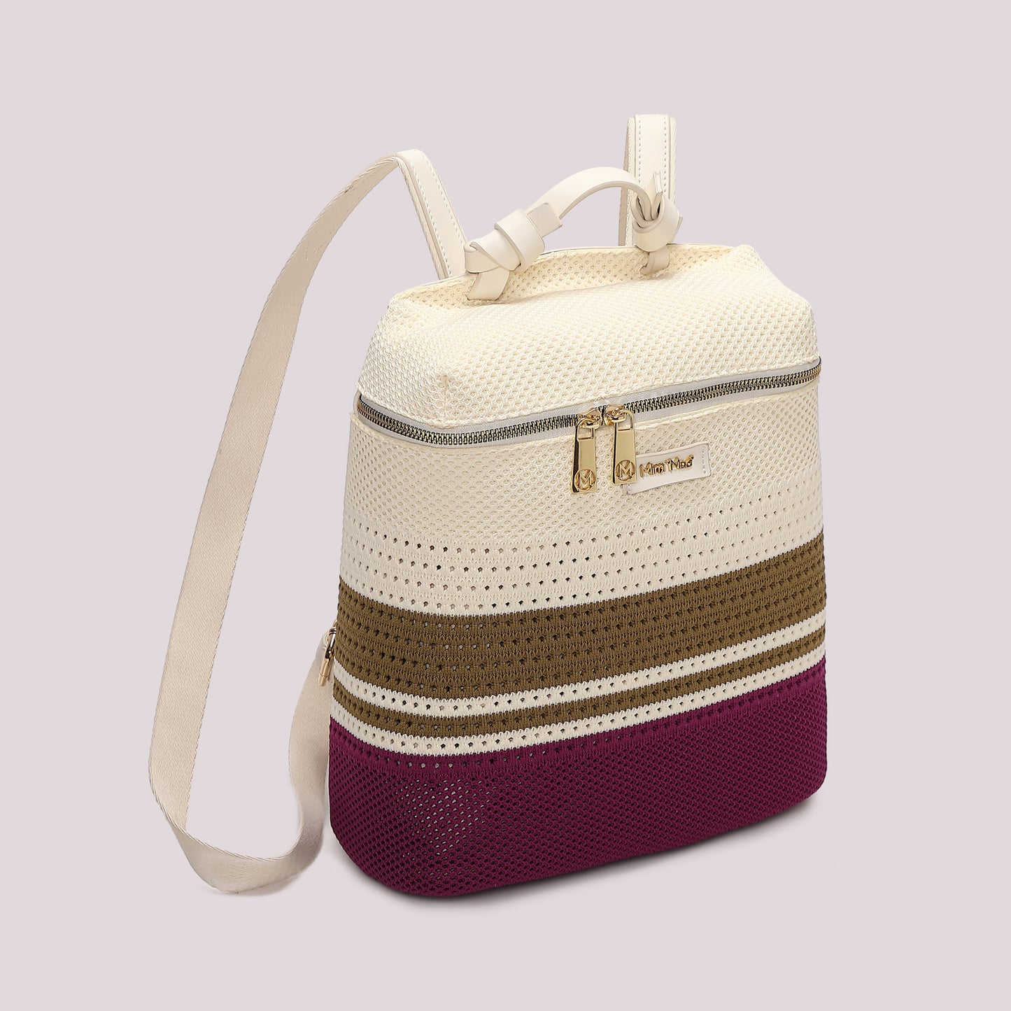 ZAINO IN MAGLIA A RIGHE