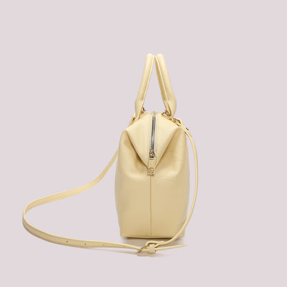 BORSA A BAULETTO CON MOTIVO AD ONDA