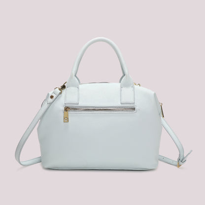 BORSA A BAULETTO CON MOTIVO AD ONDA