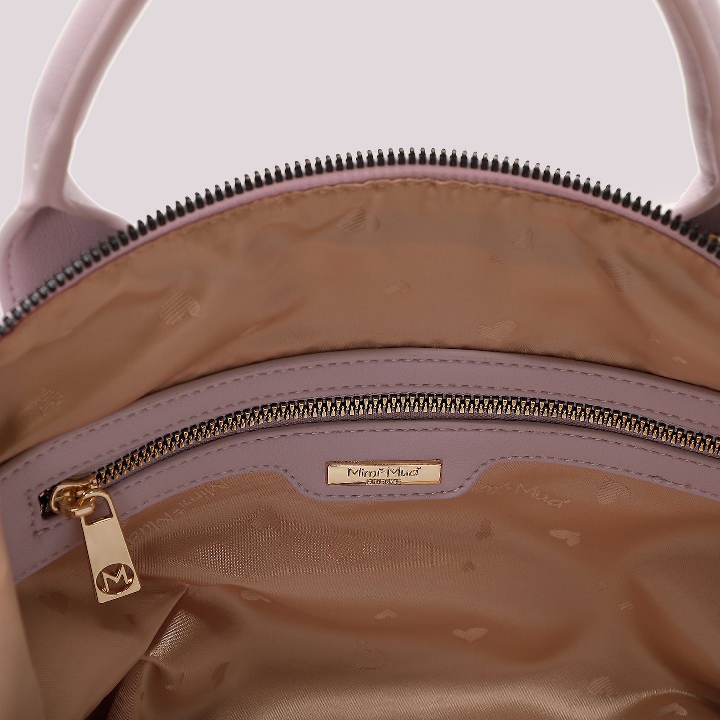 BORSA A BAULETTO CON MOTIVO AD ONDA