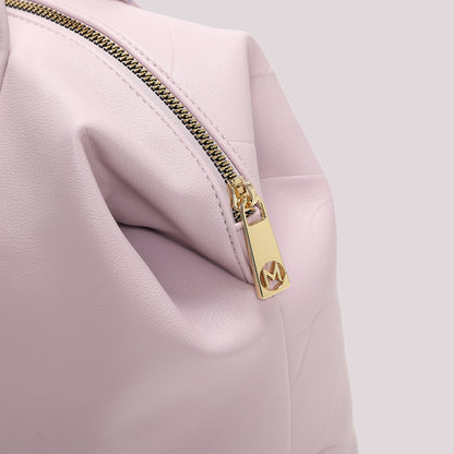 BORSA A BAULETTO CON MOTIVO AD ONDA