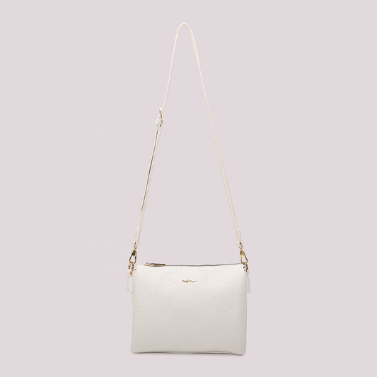 BORSA A TRACOLLA CON MOTIVO AD ONDA