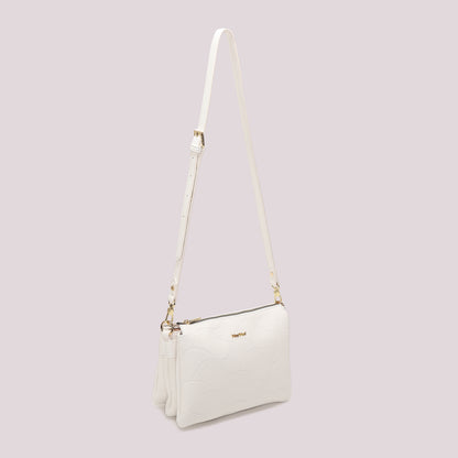 BORSA A TRACOLLA CON MOTIVO AD ONDA