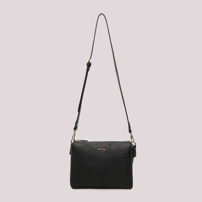 BORSA A TRACOLLA CON MOTIVO AD ONDA