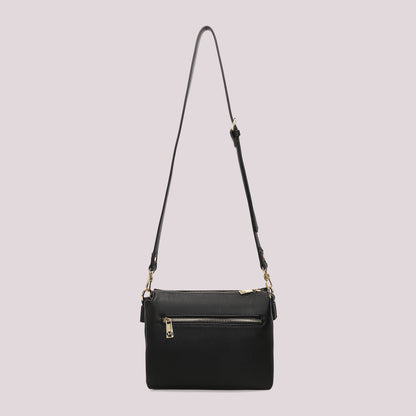 BORSA A TRACOLLA CON MOTIVO AD ONDA