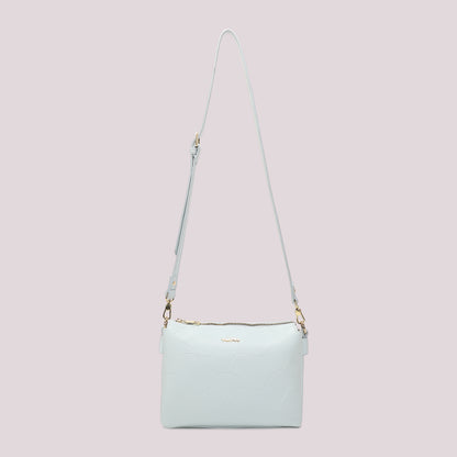 BORSA A TRACOLLA CON MOTIVO AD ONDA