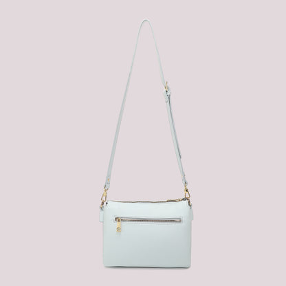 BORSA A TRACOLLA CON MOTIVO AD ONDA