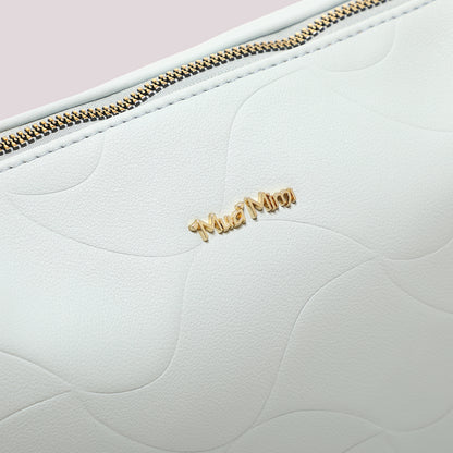 BORSA A TRACOLLA CON MOTIVO AD ONDA