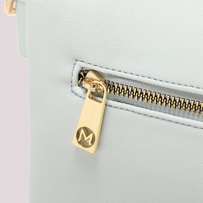 BORSA A TRACOLLA CON MOTIVO AD ONDA