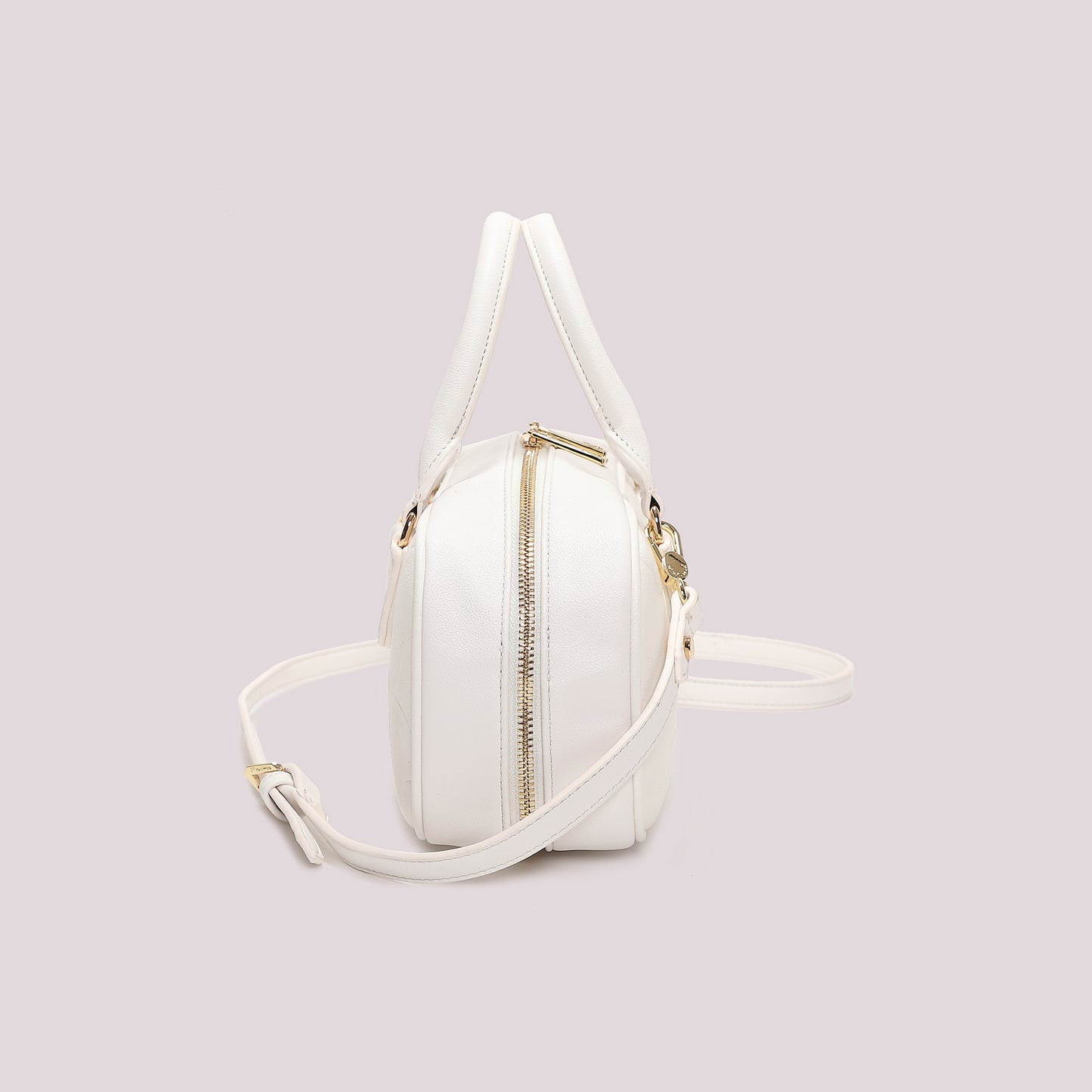 BORSA BAGUETTE CON MOTIVO AD ONDA