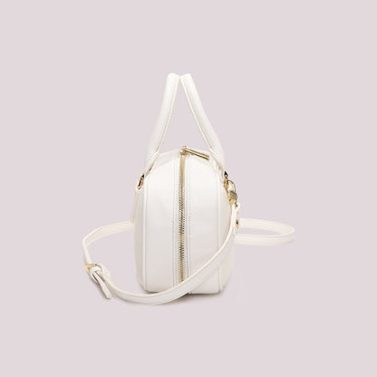 BORSA BAGUETTE CON MOTIVO AD ONDA