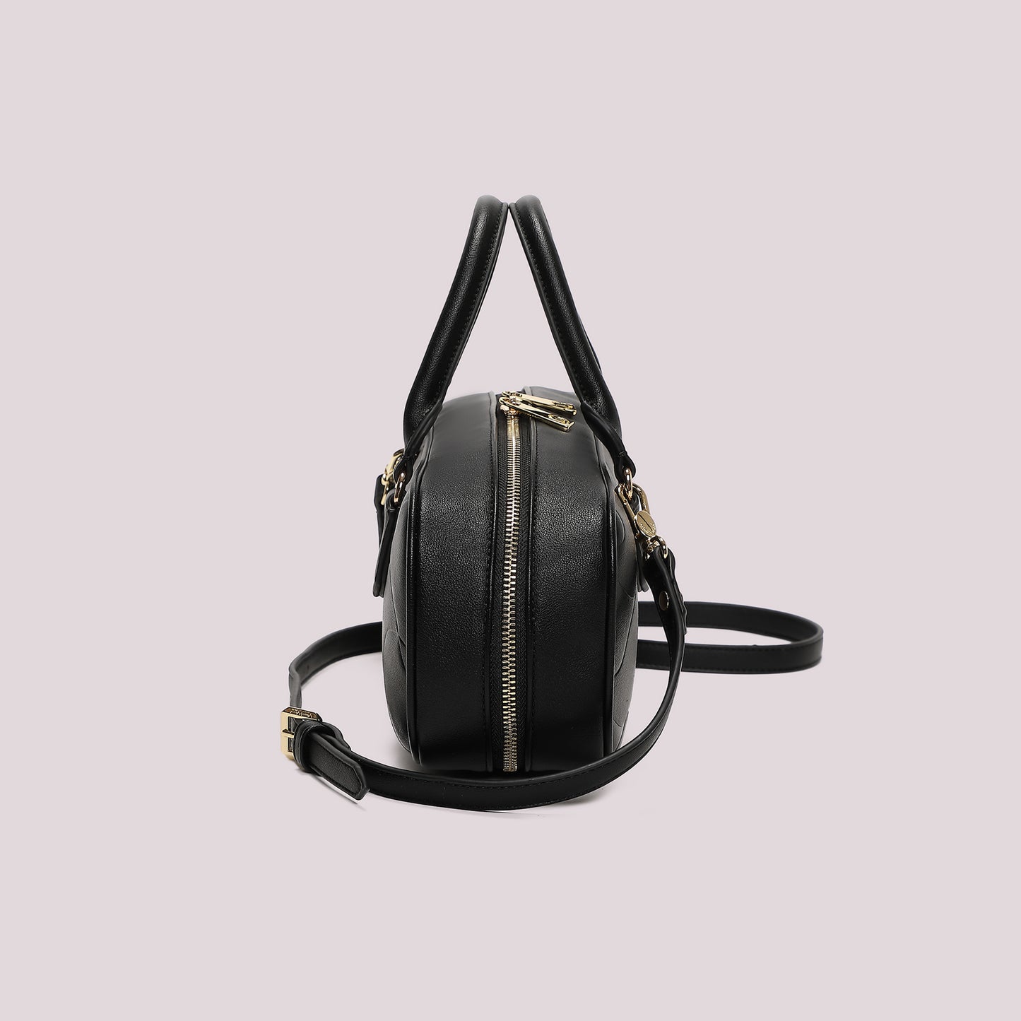 BORSA BAGUETTE CON MOTIVO AD ONDA