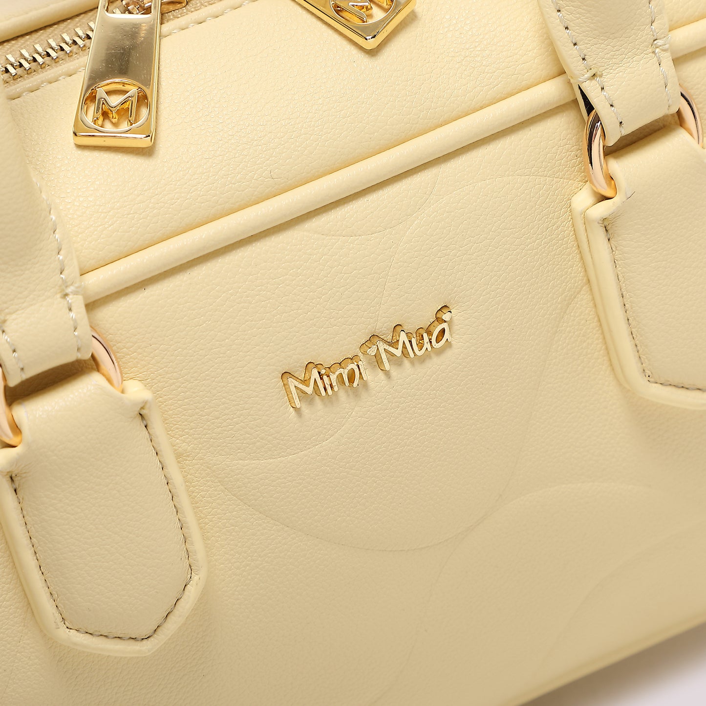 BORSA BAGUETTE CON MOTIVO AD ONDA