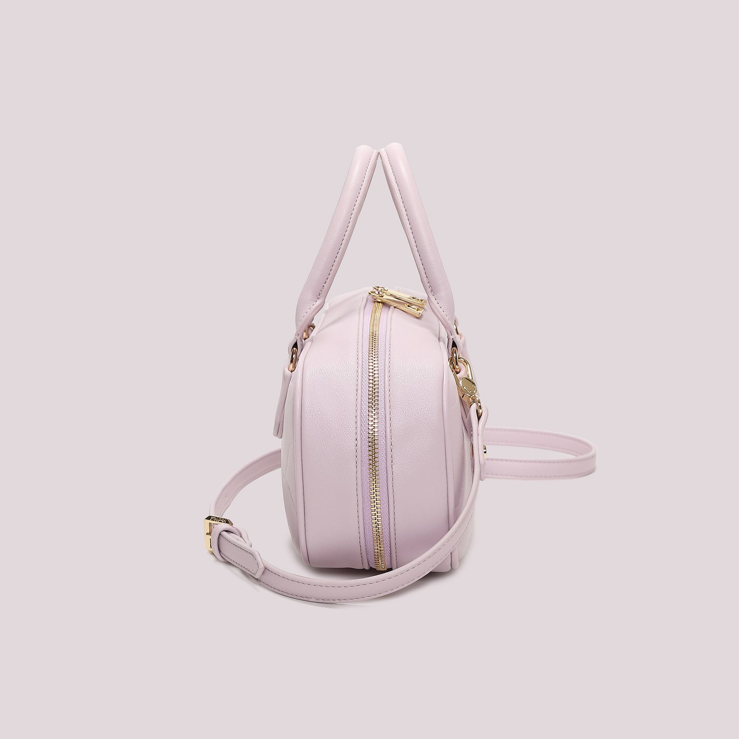 BORSA BAGUETTE CON MOTIVO AD ONDA