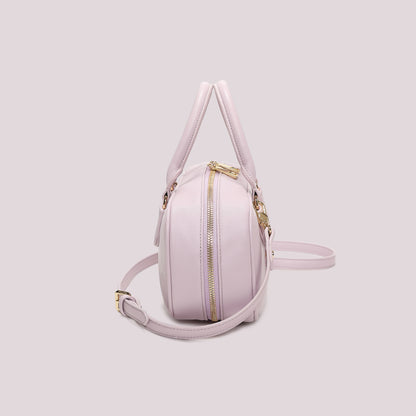 BORSA BAGUETTE CON MOTIVO AD ONDA