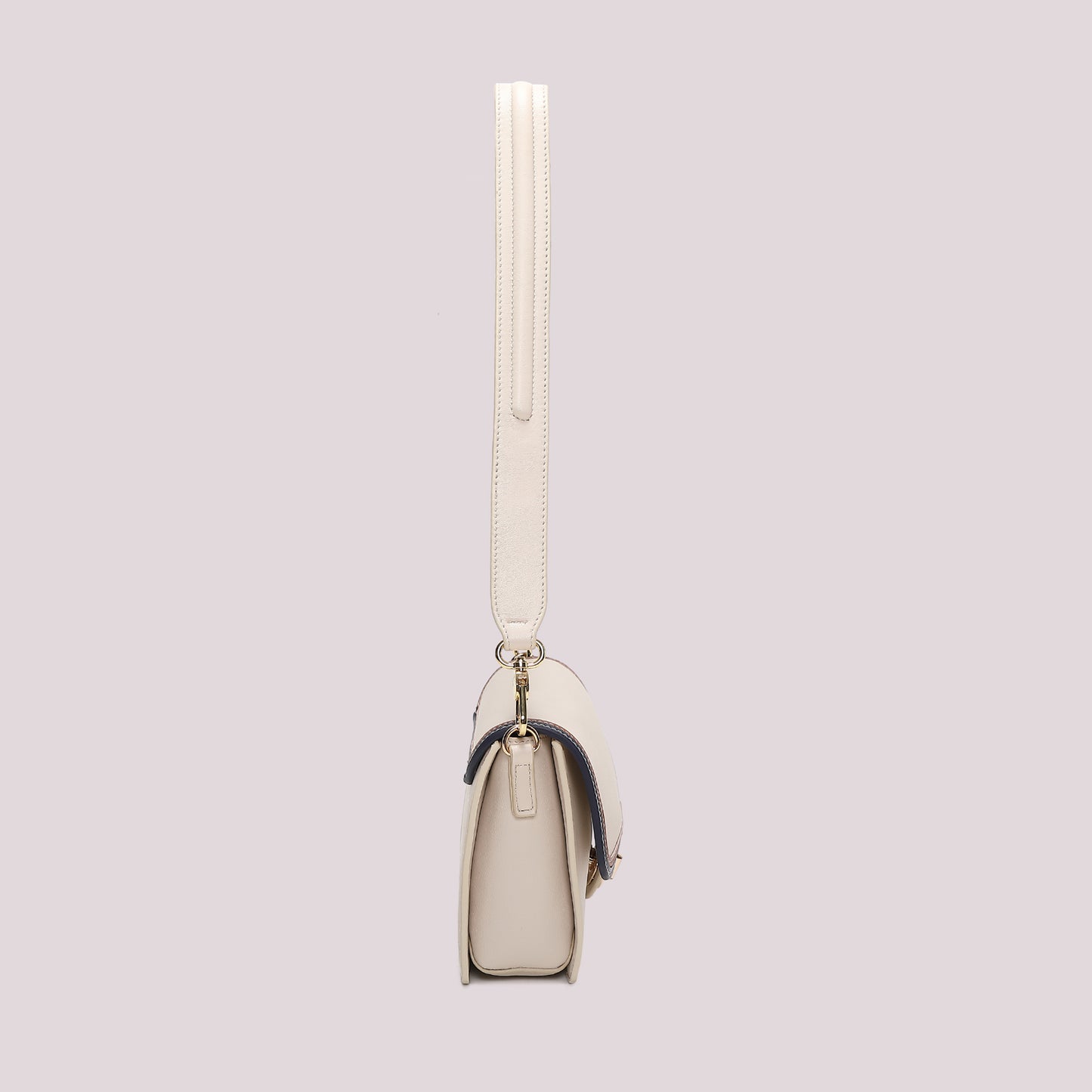 BORSA A TRACOLLA CON BORDO COLORATO