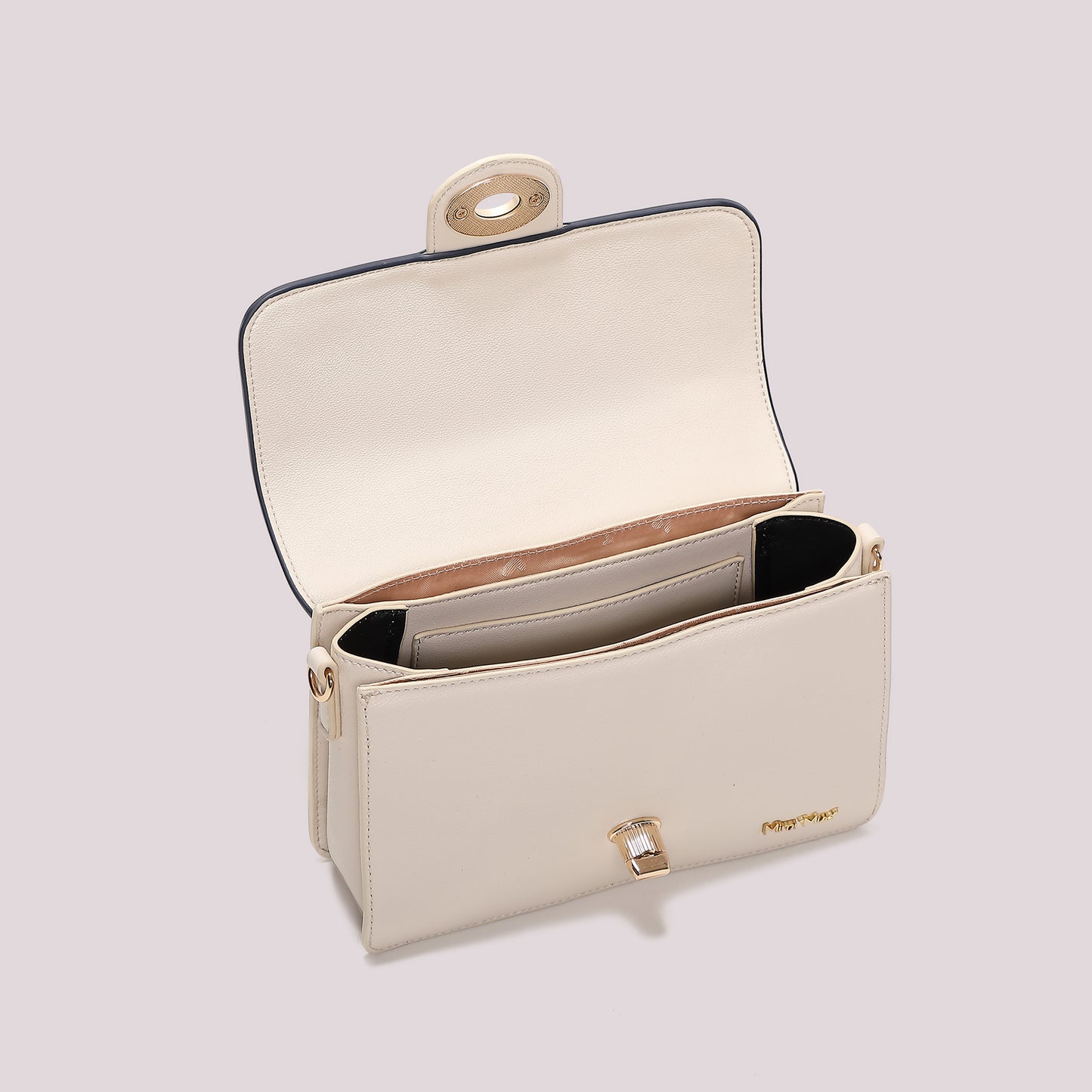 BORSA A TRACOLLA CON BORDO COLORATO