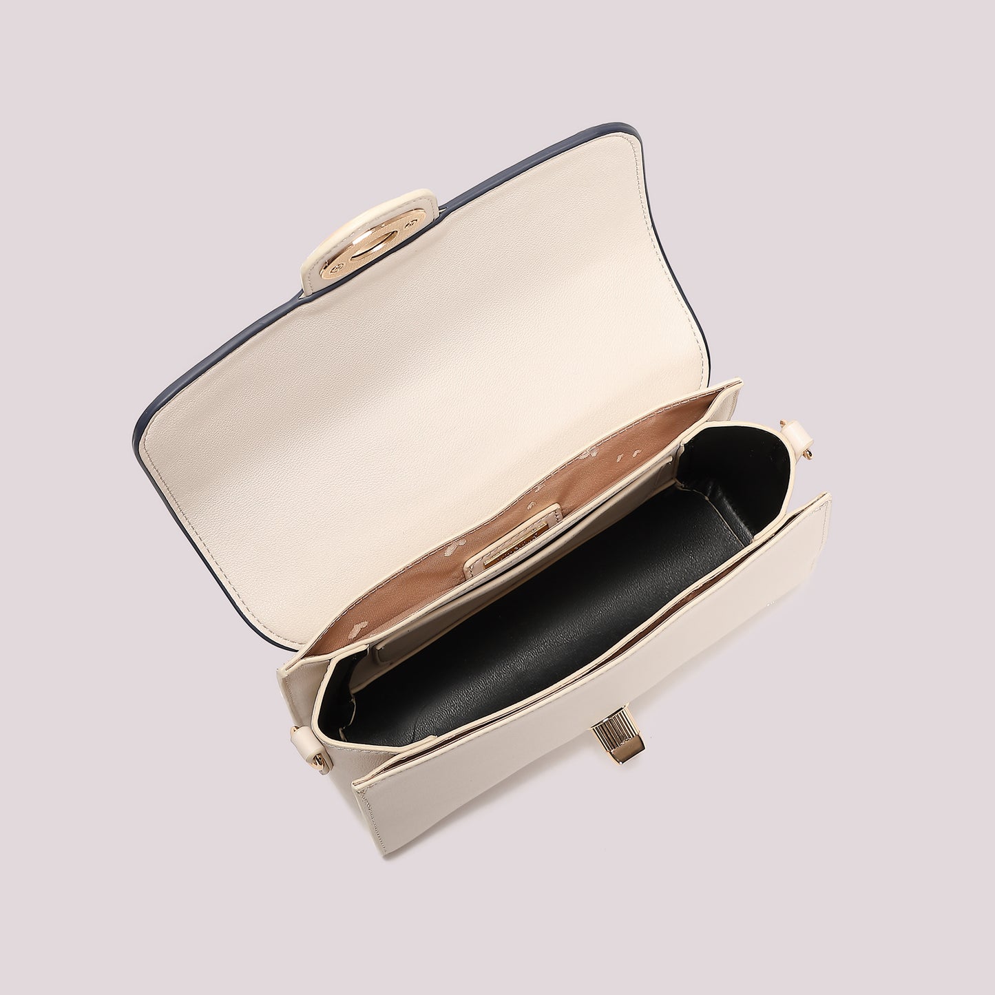 BORSA A TRACOLLA CON BORDO COLORATO